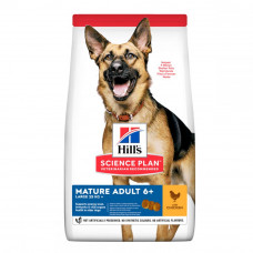 Hills Science Plan Large Breed Mature Adult 6+ Chicken Сухой корм для пожилых собак крупных пород с курицей