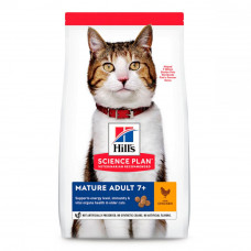 Hills Science Plan Feline Mature Adult 7+ Chicken Сухой корм для пожилых кошек с курицей