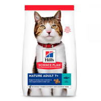 Hills Science Plan Feline Mature Adult 7+ Tuna Сухой корм для пожилых кошек с тунцом