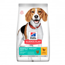 Hills Science Plan Perfect Weight Adult Medium Chicken Dry Food for Obese Medium Breeds