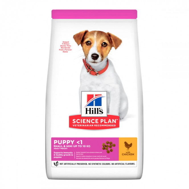 Hills Science Puppy Small & Mini Chicken Dry food for puppies of mini and small breeds with chicken