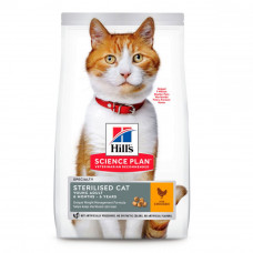 Hills Science Plan Sterilised Cat Young Adult Chicken Сухой корм для стерилизованных кошек с курицей