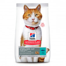 Hills Science Plan Sterilised Cat Young Adult Tuna Сухой корм для стерилизованных кошек с тунцом