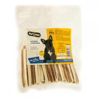 Hau & Miau Pause Snack Dog Treat Fish Strips with Minced Chicken