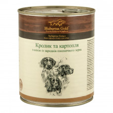 Hubertus Gold Корм для собак кролик с картофелем