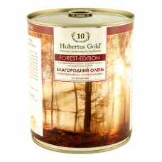 Hubertus Gold Forest Edition Canned food for dogs Red deer with parsnips, currants and herbs