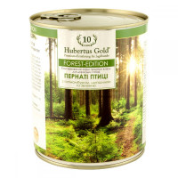 Hubertus Gold Forest Edition Canned food for dogs Feathered birds with Jerusalem artichoke, rose hips and herbs