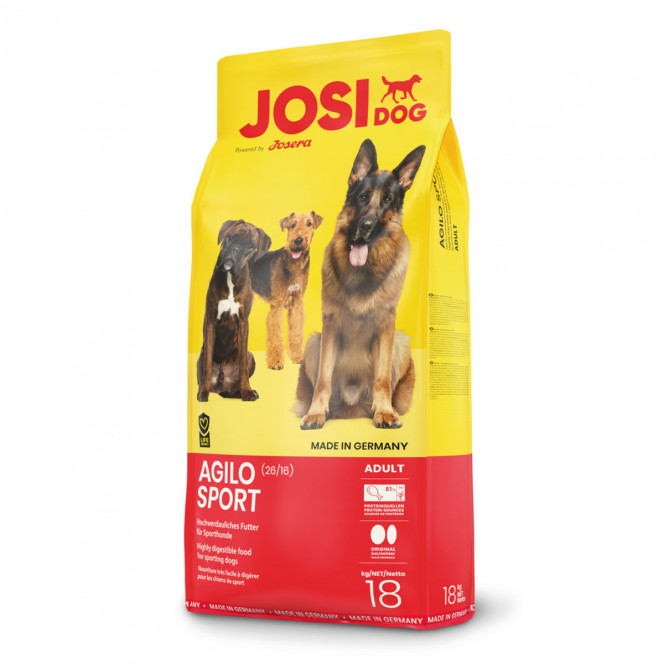 JosiDog Agilo Sport Dry Dog Food with Increased Activity Level