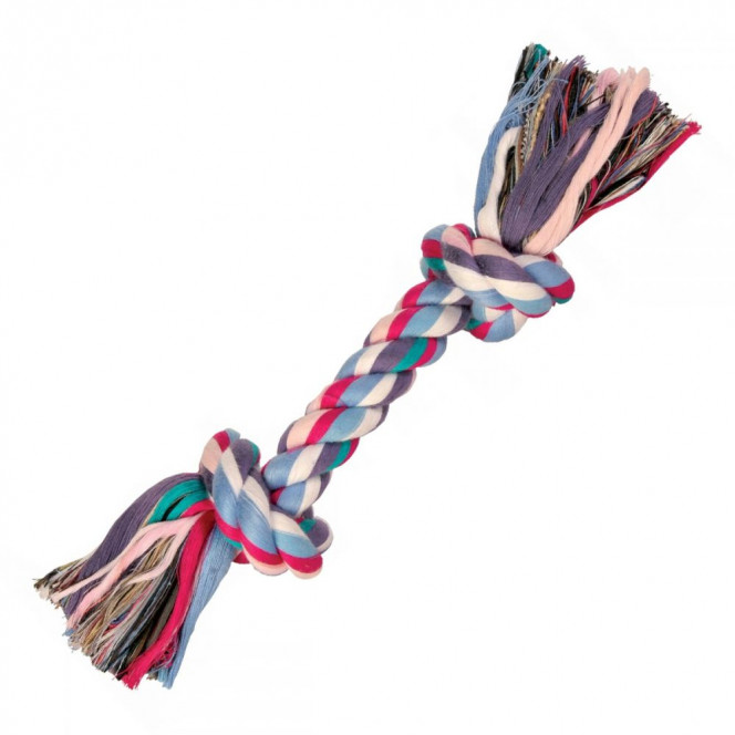 Trixie 2-knot cotton rope for dogs