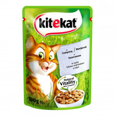 Kitekat Natural Vitality (Pouch) Canned food for cats with veal in sauce