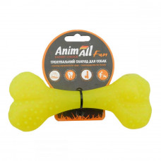 AnimAll Fun Expert Choise Play and Workout Bone with Vanilla Flavor Yellow