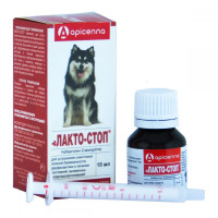 Apicenna Lacto-Stop for dogs of medium and large breeds (15 ml)