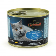 Leonardo Canned food for cats Meat with sea fish