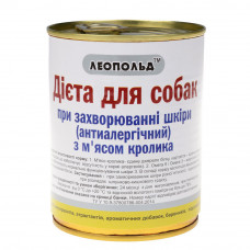 TM Leopold Diet for dogs (canned food) For skin disease with rabbit meat