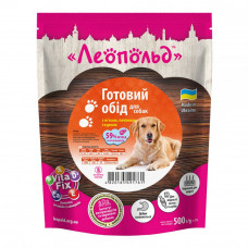 TM Leopold (spider) Canned food for dogs with meat, liver and chicken