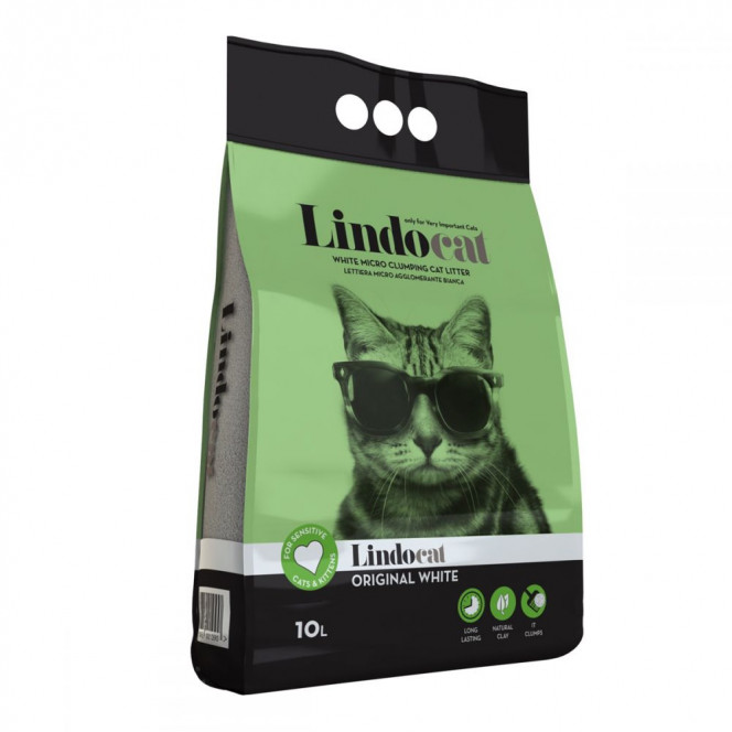 Lindocat Original White Bentonite litter without aroma Fine