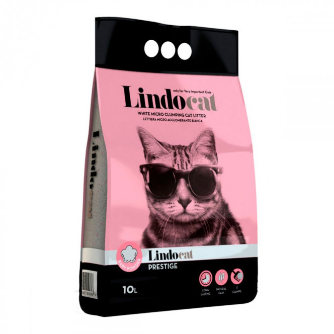 Lindocat Prestige Baby Powder Talcum Powder Bentonite Toilet Filler