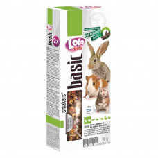 LoLo Pets Smakers for RODENTS Rodent Treats with Carob