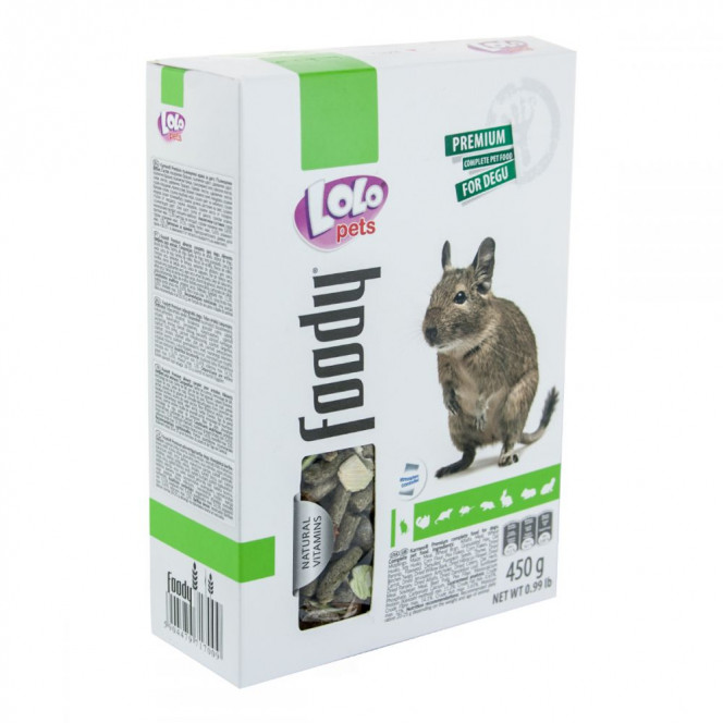 LoLo Pets foody for Degu Полнорационный корм для дегу