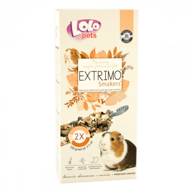 Lolo Pets Extrimo Smakers Guinea Pig Treats for Guinea Pigs