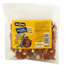 Hau & Miau Pause Snack Dog Treats Chicken fillet on fish strips