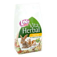 LoLo Pets Vita Herbal Flakes mix Лакомства для грызунов и кроликов Овощной микс (хлопья)