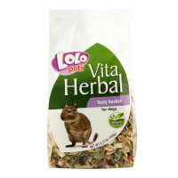 LoLo Pets Vita Herbal Tasty basket for degu Dried vegetables and fruits for degu