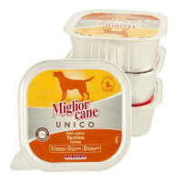 Morando Miglior Cane Unico Adult Turkey Canned food for dogs turkey pate