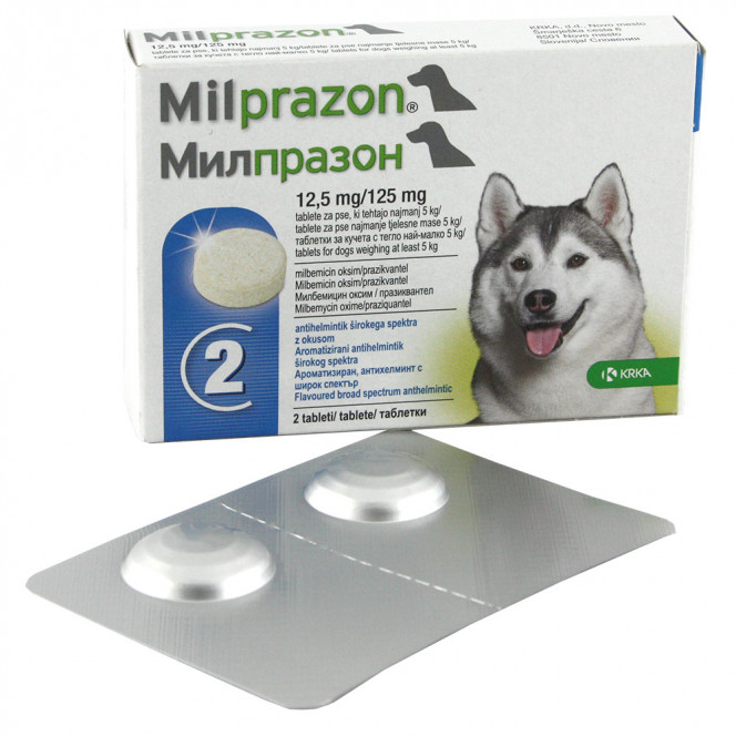 Milprazone 12.5 mg (Milprazon) Anthelmintic for dogs (over 5 kg)