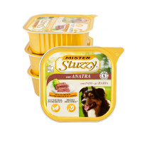 Mister Stuzzy Dog Canned dog food with duck meat (pate)