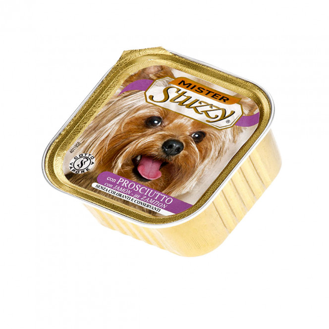 Mister Stuzzy Dog Canned Dogs with Ham (Pate)