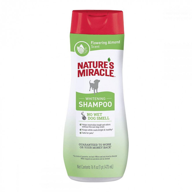 Natures Miracle Whitening Shampoo Shampoo for White and Light Coat Dogs