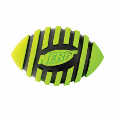 Nerf Dog Squeaker Игрушка для собак мяч регби (спираль) с пищалкой