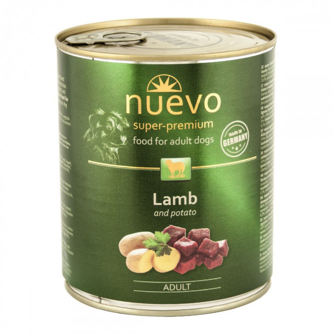 Nuevo Adult Lamb & Potato Canned Dog Food with Lamb and Potatoes