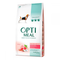 Optimeal Medium Adult Dog Сухой корм для собак средних пород с индейкой