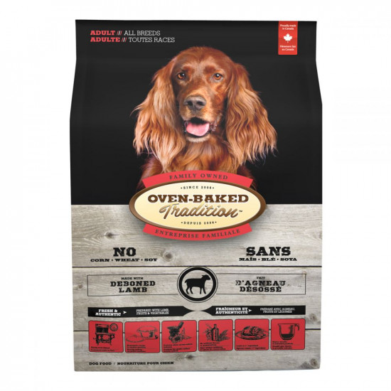 Oven-Baked Tradition Adult All Breeds Lamb Dry food for adult dogs of all breeds with lamb