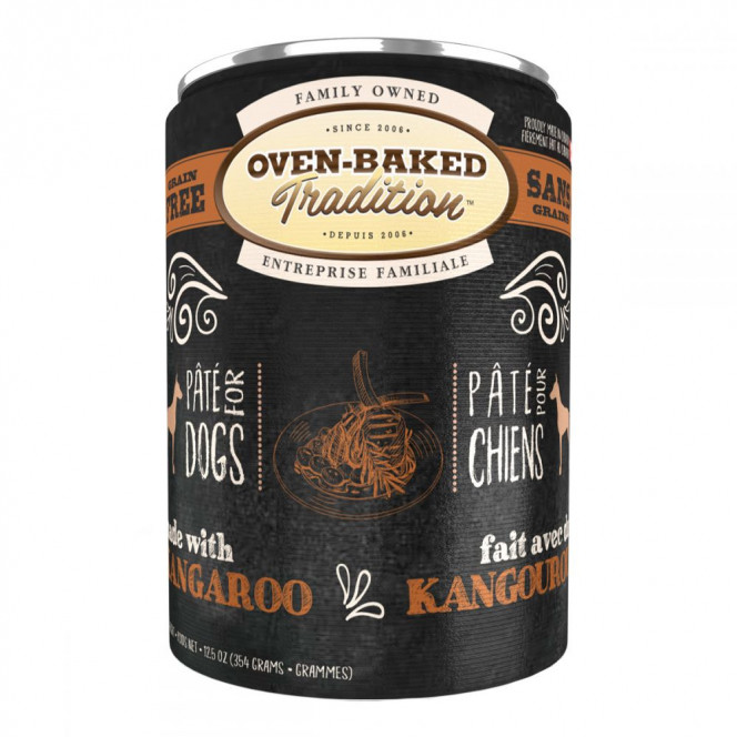 Oven-Baked Tradition Grain Free Kangaroo Canned Grain For Dogs Kangaroo Meat Pate