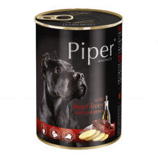 Dolina Noteci PIPER beef liver & potatoes Canned dog food with beef liver and potatoes