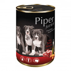 Dolina Noteci PIPER JUNIOR beef hearts & carrot Canned food for puppies with beef hearts and carrots