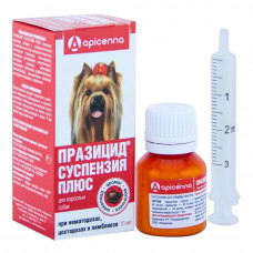 Apicenna Prazicide Suspension Plus Anthelmintic for adult dogs