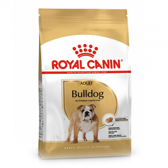 Dry food Royal Canin Bulldog Adult for dogs of the Bulldog breed