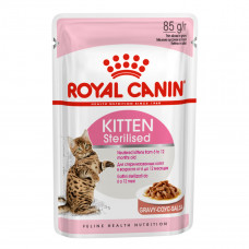 Royal Canin Kitten Sterilised Консервы для стерилизованных котят от 6 до 12 месяцев кусочки в соусе