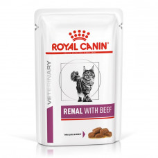 Royal Canin Renal Beef Feline Canned Food for Cats with Kidney Failure with Beef