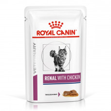 Royal Canin Renal Feline 85 гр с курицей почечная недостаточность