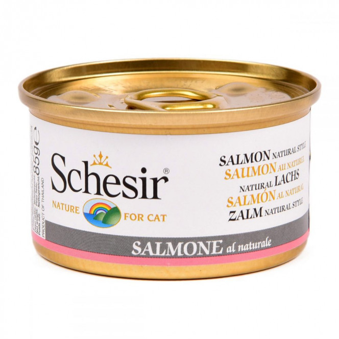 Schesir Cat with salmon in its own juice