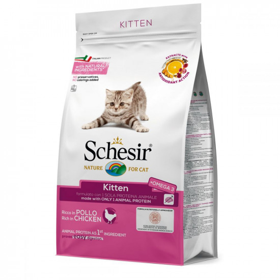 Schesir Cat Kitten Cухой монопротеиновый корм для котят