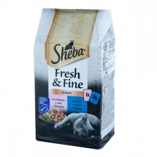 Sheba Fresh & Fine (spider) Canned kit for cats with salmon and tuna in sauce