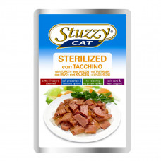 Stuzzy Cat Sterilized (spider) Canned food for sterilized cats with turkey in jelly