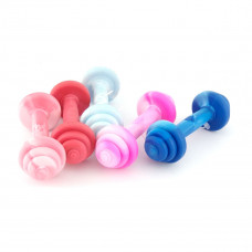 Toy for dogs Sum-Plast Barbell Rubber dumbbell with vanilla scent