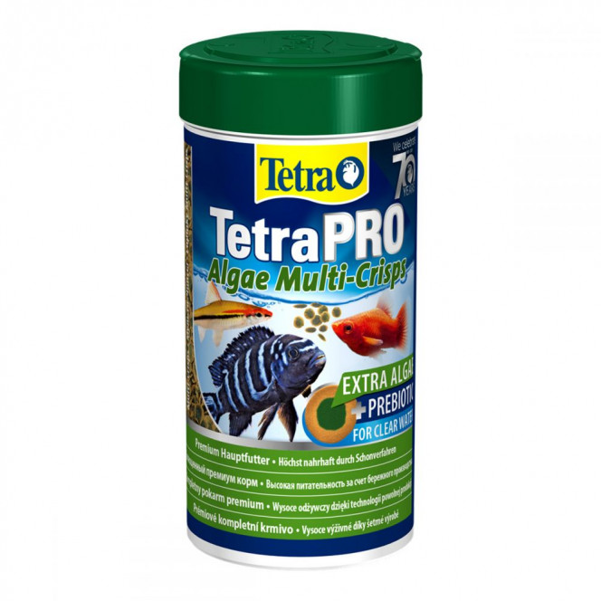 Tetra PRO Algae Multi-Crisps Herbivorous Fish Feed (Flakes)